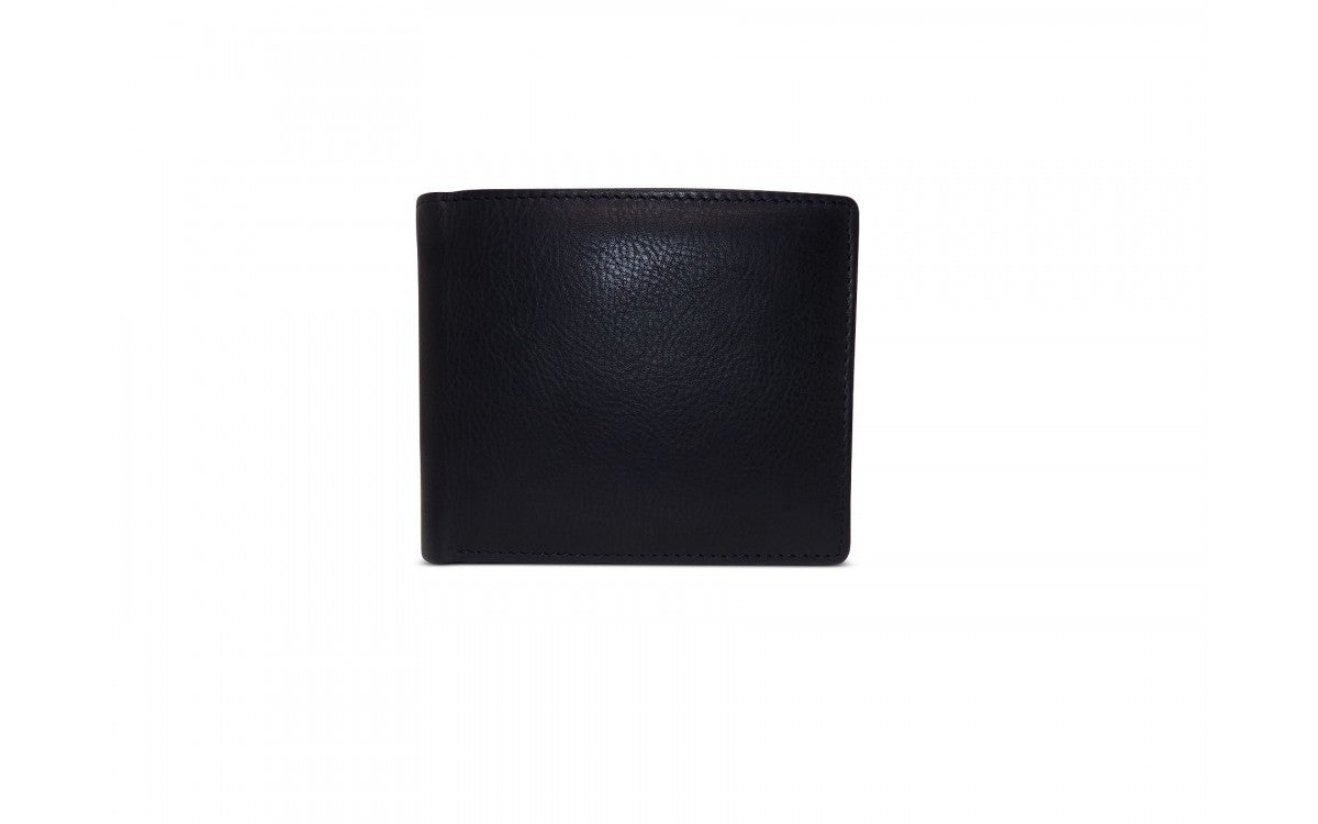 Natural Men's Bi-fold Leather Wallet