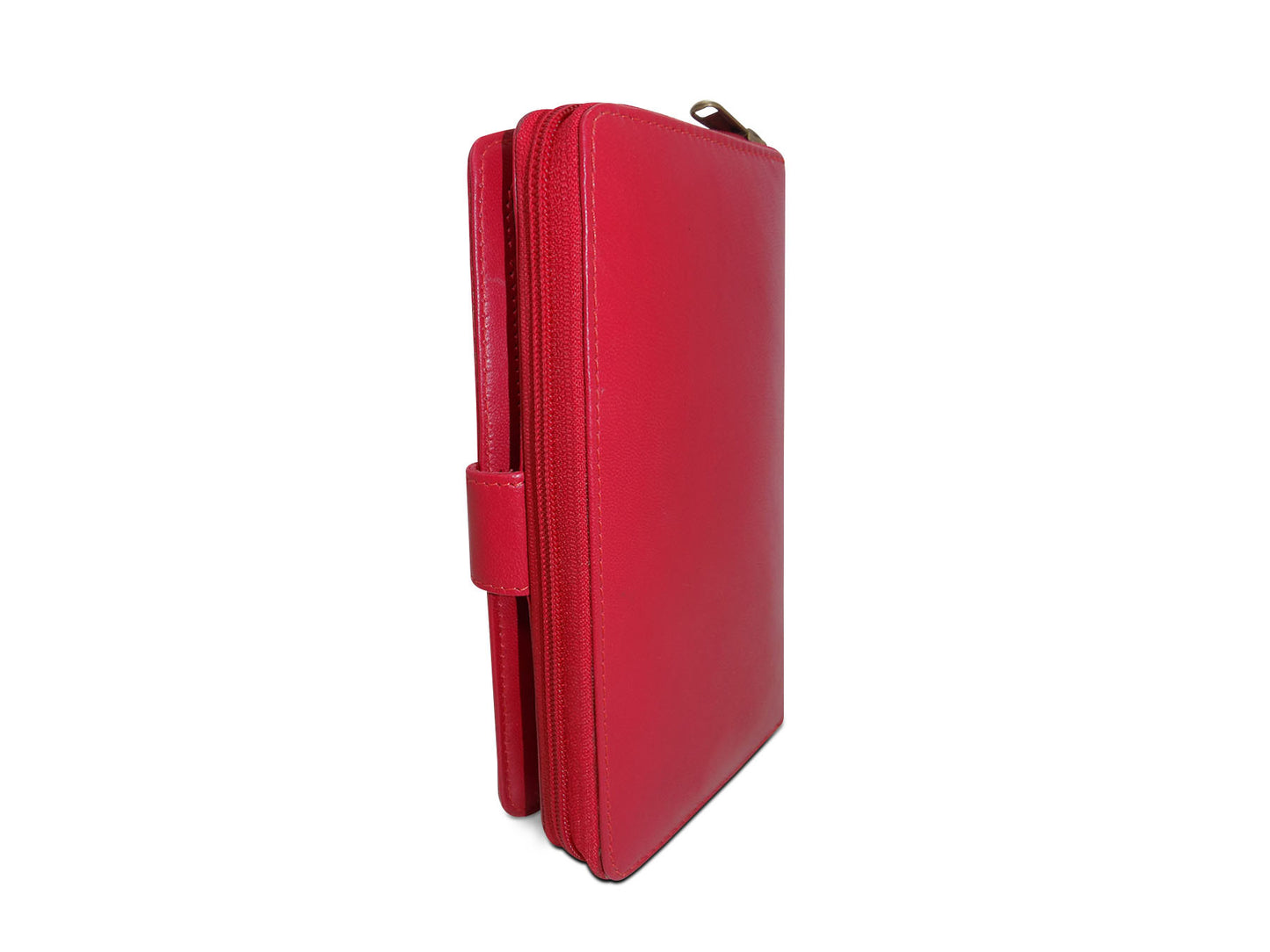 Go Red - Leather Clutch for Women